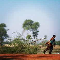 Daily chores of village life: Shot in a village near Geokhali from my survey days.